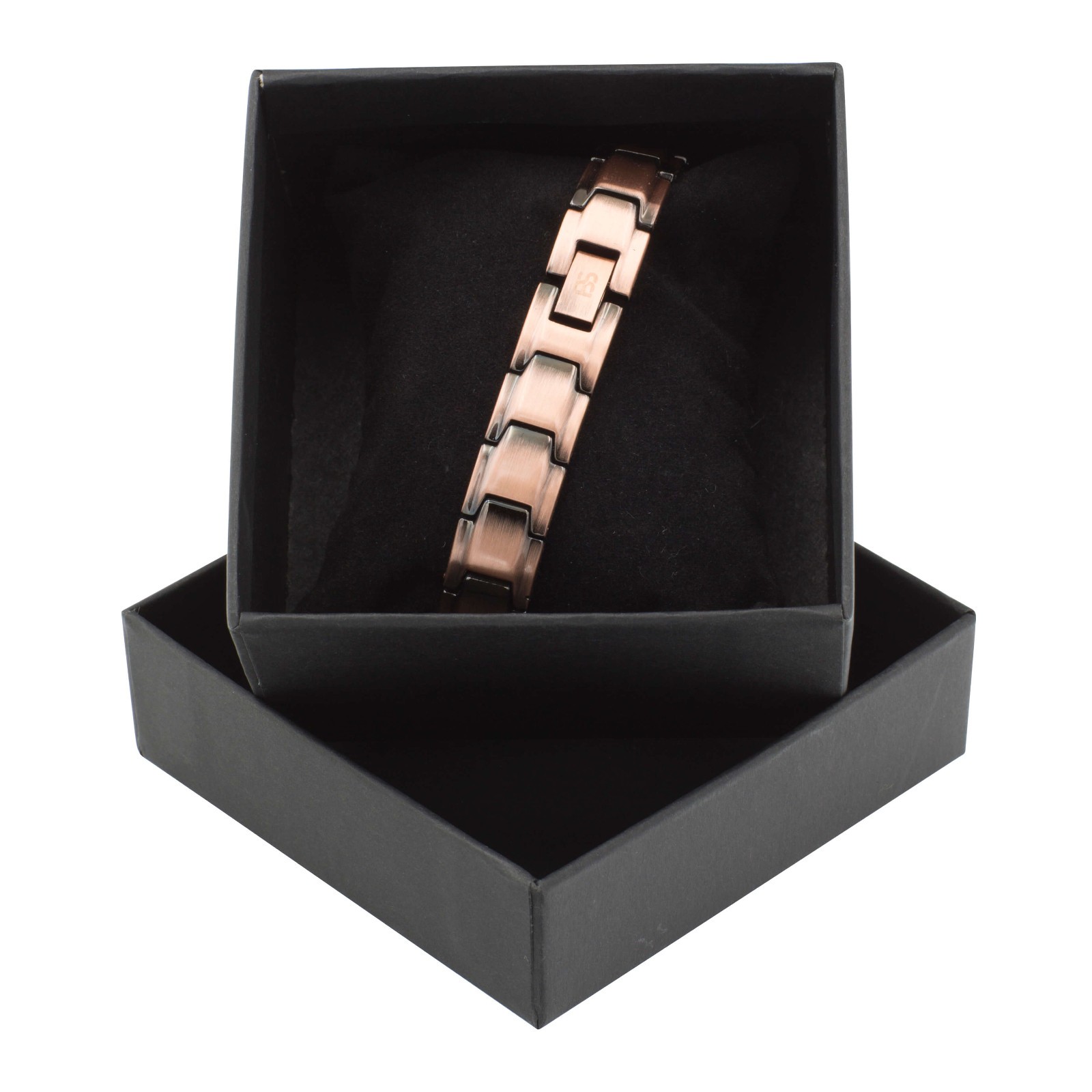 Gorgeous Pure Copper Magnetic Bracelet Enhance Balance Energy Power Calm Joy