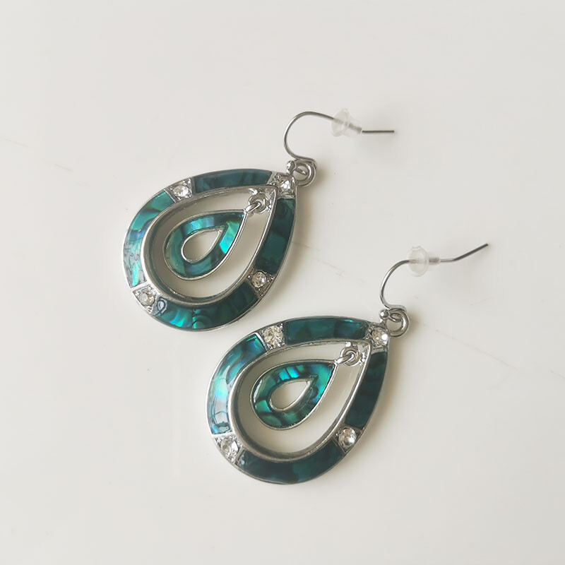 New Nature’s 1 Abalone Drop Earrings Gift Fashion Women Party Holiday Jewelry