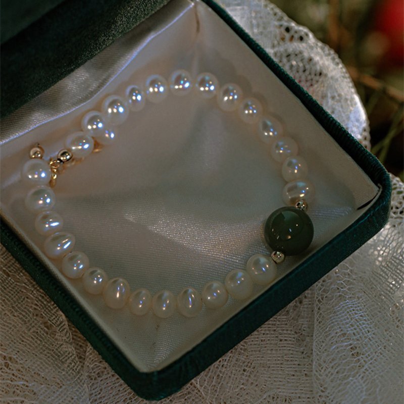 Women’s Classic Chinese Pearl Elastic Bracelet Bangle For Women Jewelry Gift New
