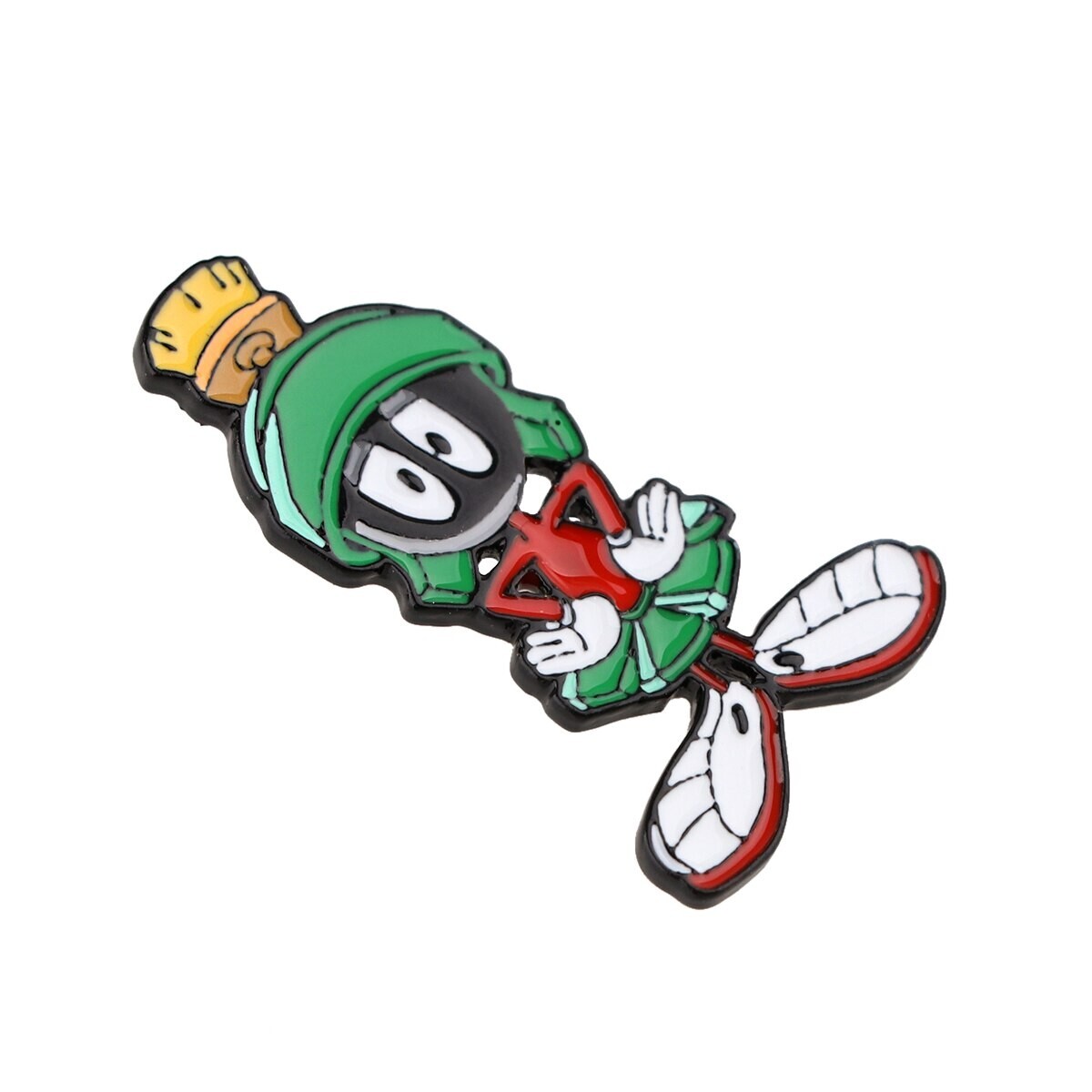 Marvin The Martian Cartoon Character Figure Enamel Metal Pin