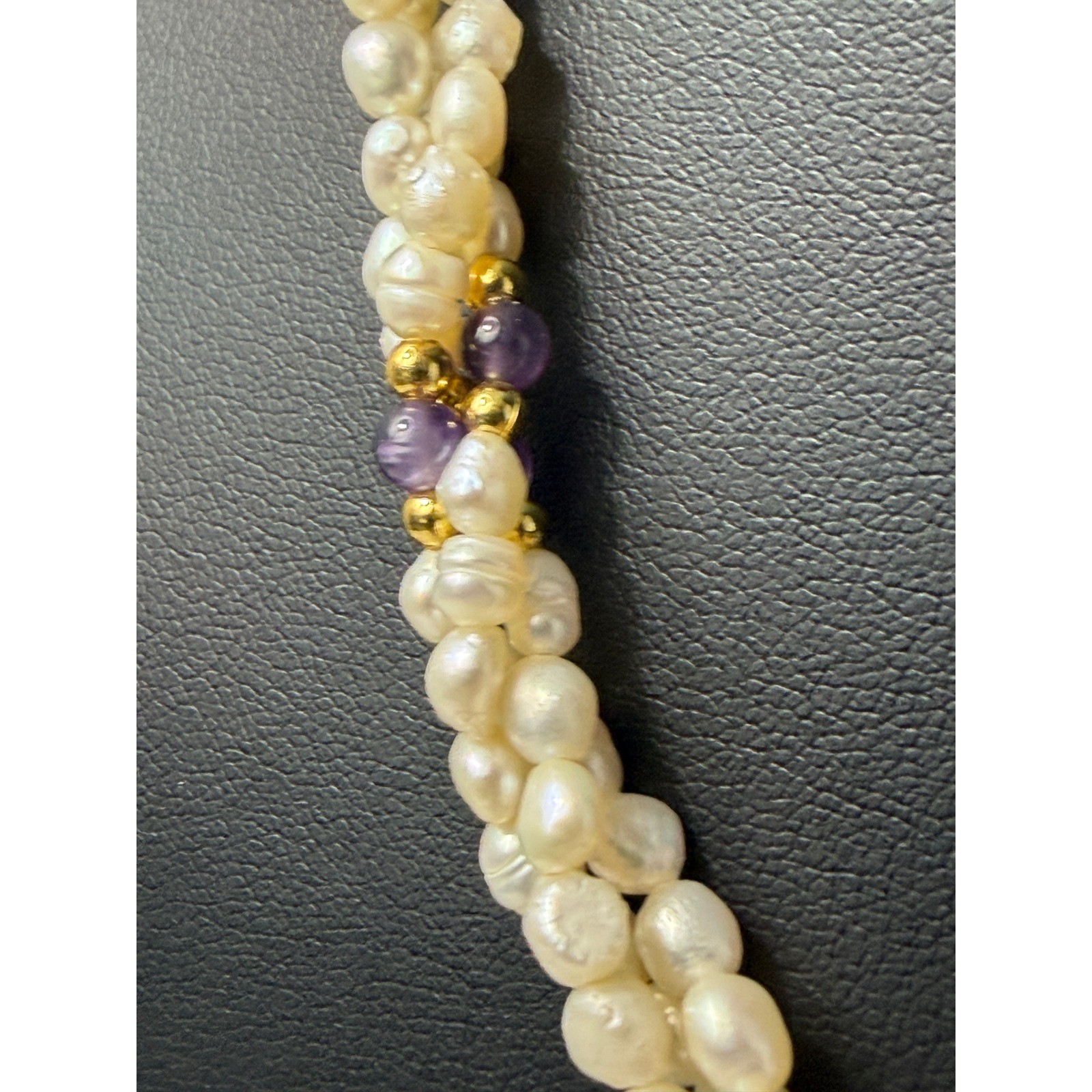 Pearl Amethyst Necklace