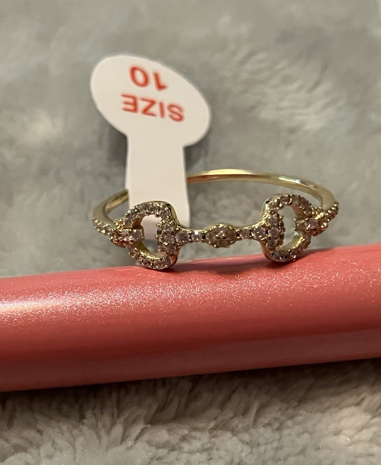 BP 2026 The Sterling Club Vermeil “Designer Luxe” SZ 10 Gold Ring 💛