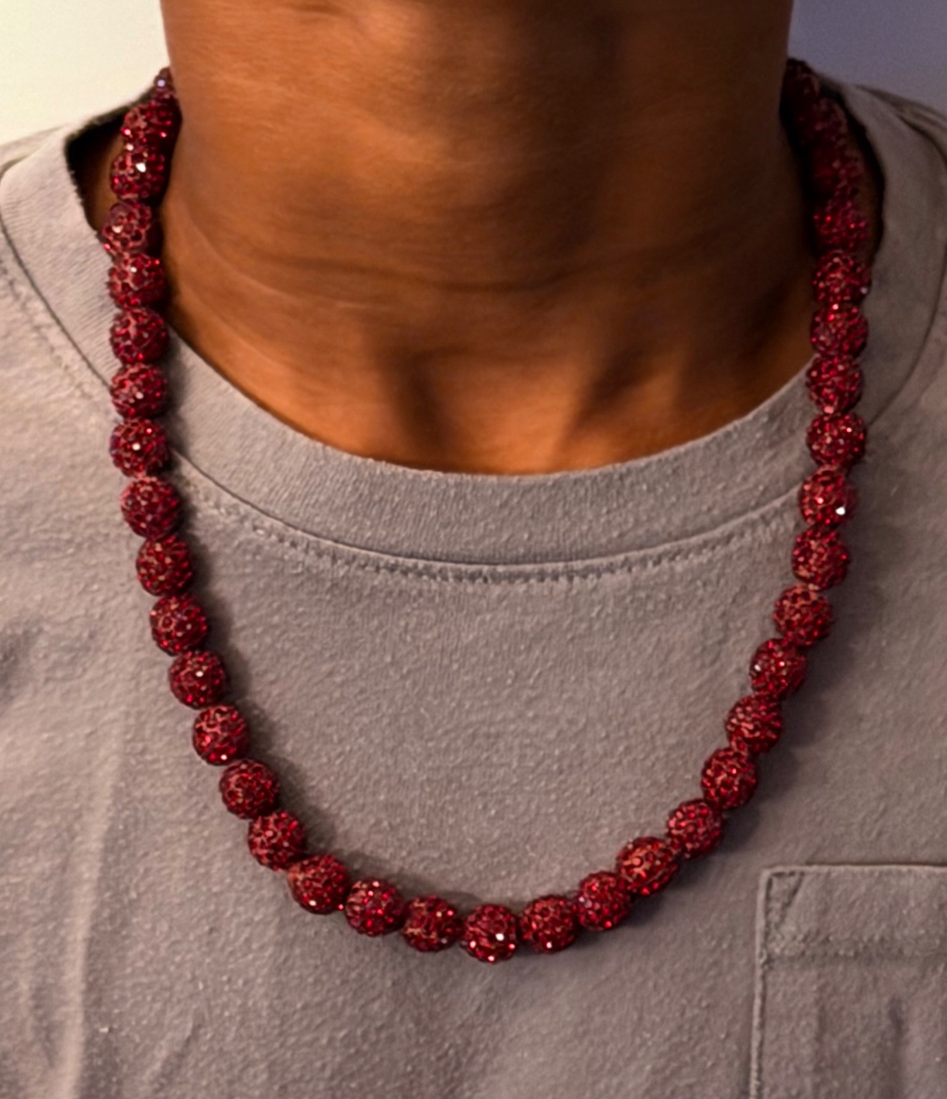 Children’s Sport Inspired Beaded Necklace, multicolored