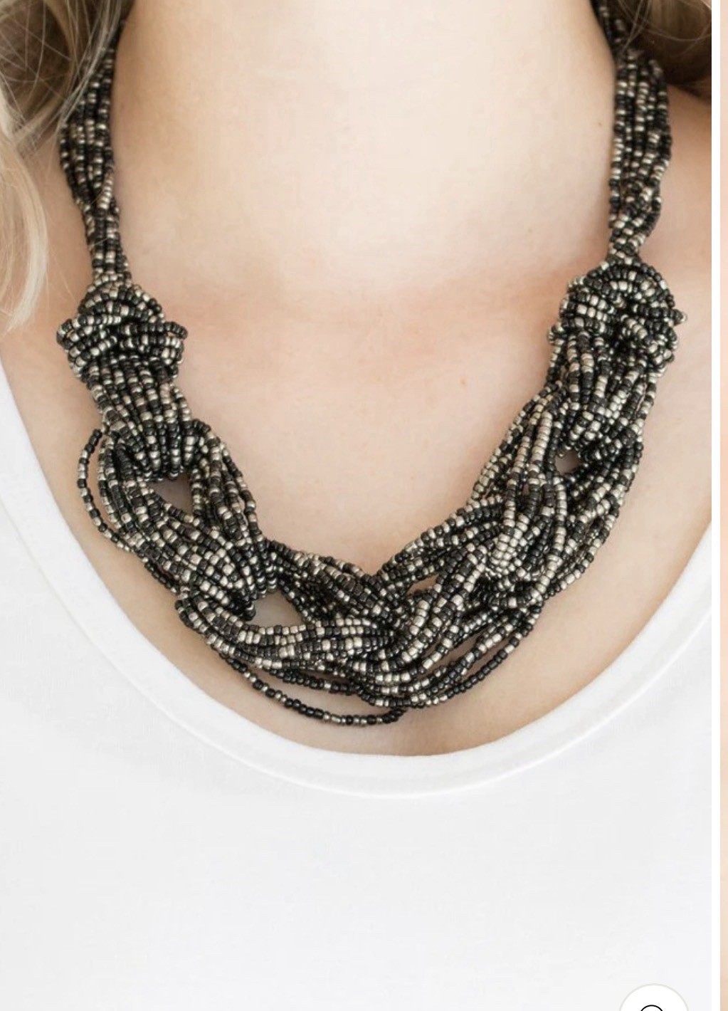 Paparazzi City Catwalk- Black Necklace