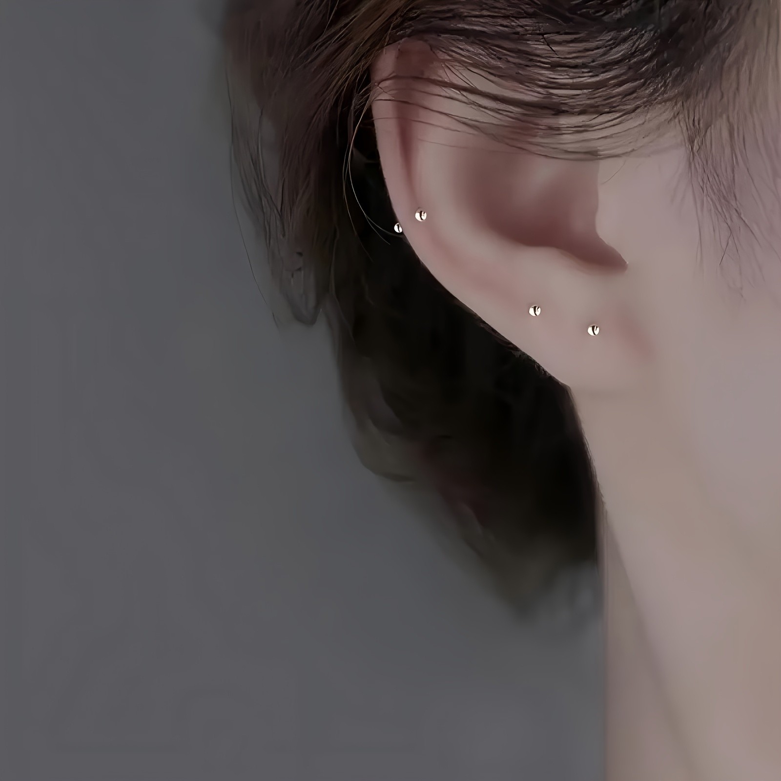 Stylish Delicate Shiny Slim Elegant Durable Lightweight Minimalist 4pcs Earrings
