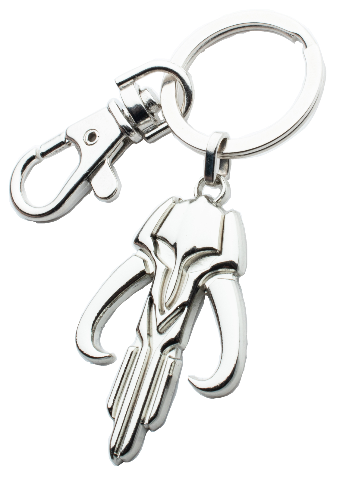 Official Disney+ Star Wars Bo-Katan The Mandalorian Mythosaur Logo Keychain