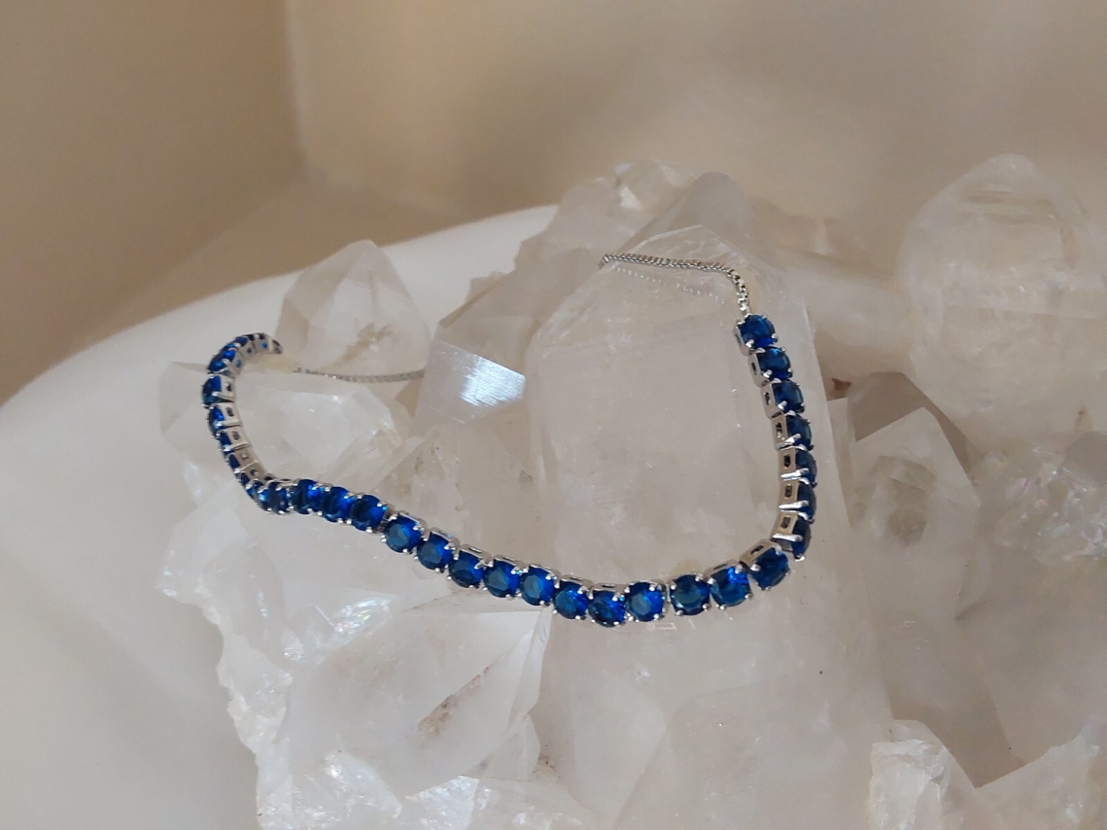 Dark Blue Crystal Bracelet