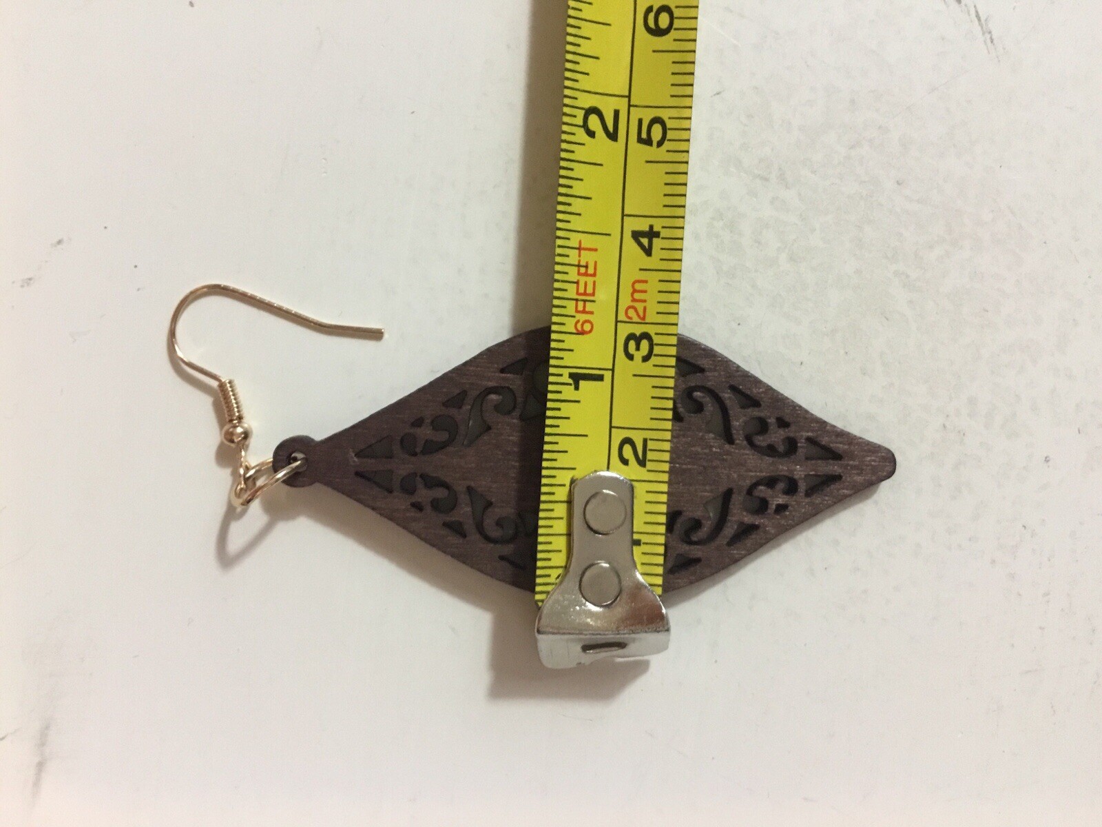 Women’s Earrings Wood Cut Multiple Color 3 Pack New In Bag Beautiful Nwot Varied