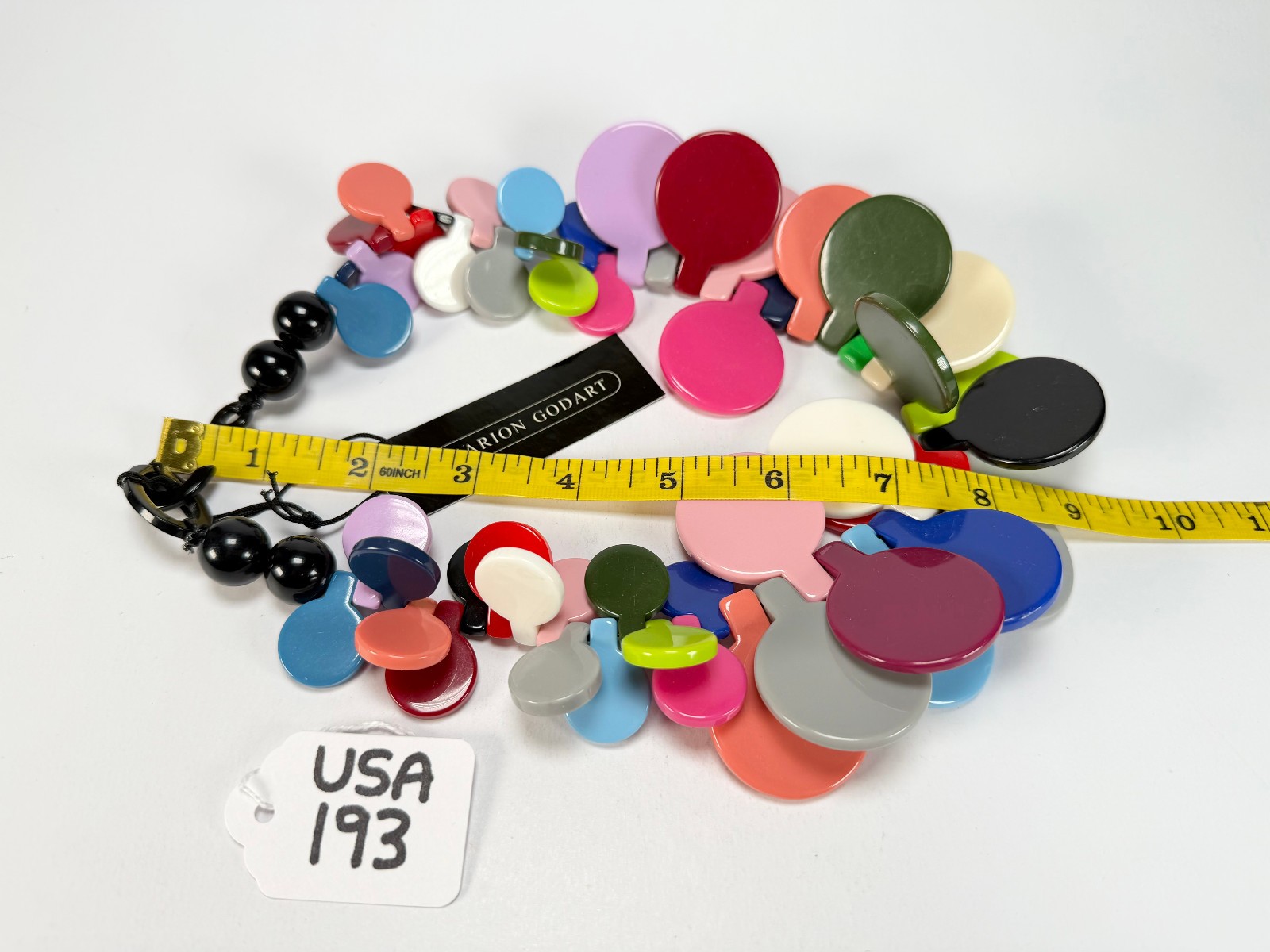 Marion Godart – BSX “Boutons” Multi-Colour Mix Resin Necklace
