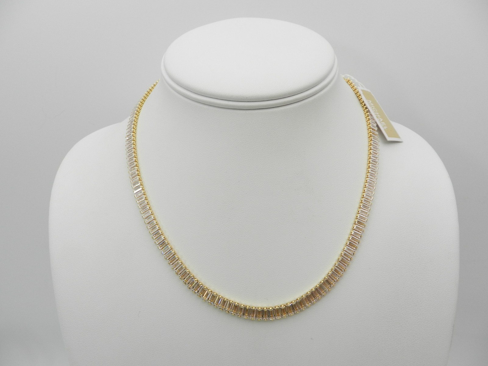 Michael Kors 14K Gold-Plated Brass Tennis Necklace
