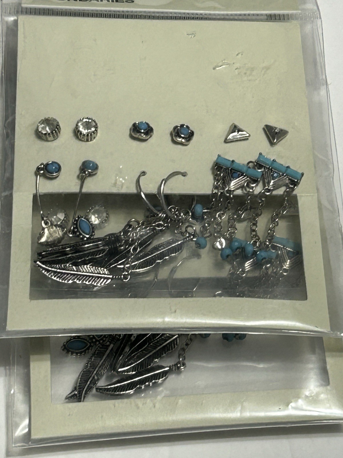 No Boundaries Women’s Hypo-allergenic Dangle & Stud 6 Pairs Earring Pack NWT