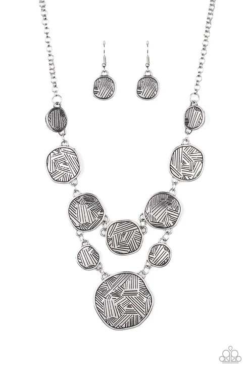 paparazzi silver necklace