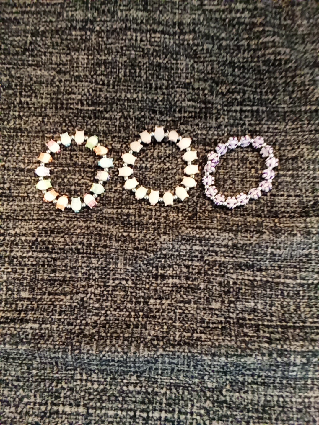 Three Braclets To Share With A Trio Of Friends, For Adults,Kids, And Teenagers!!