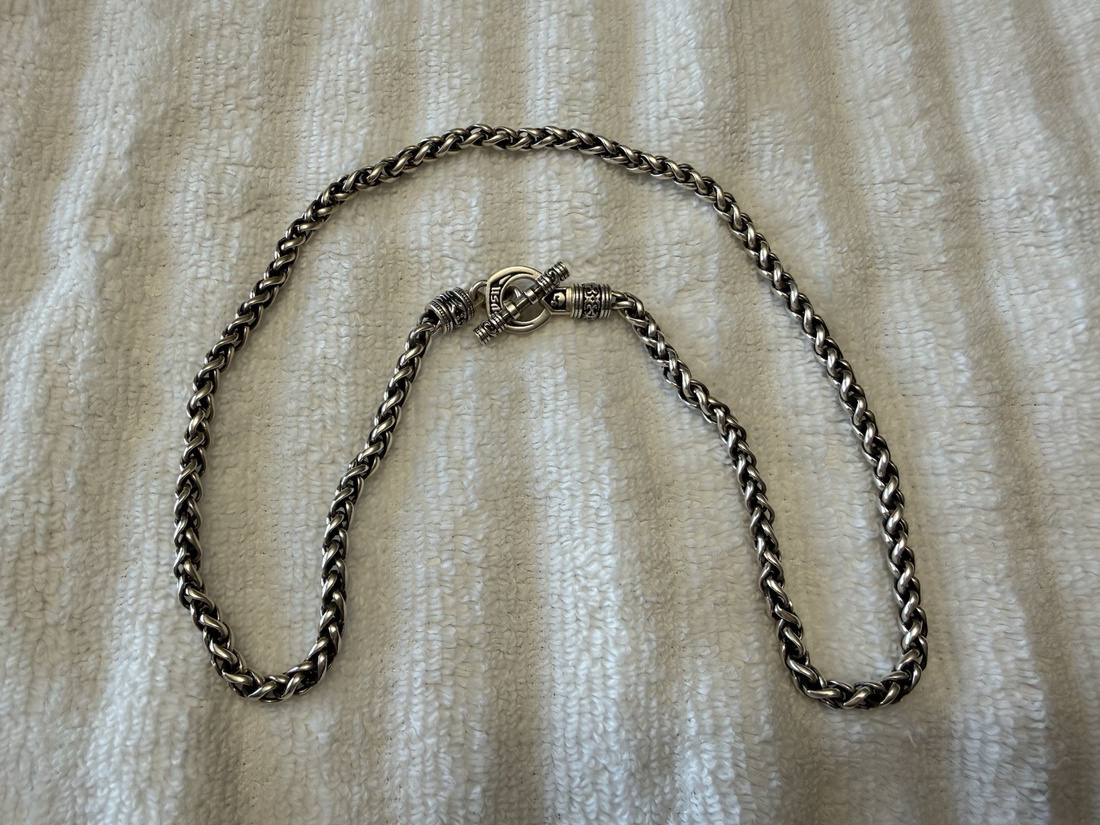 Night Rider Toggle Chain. 24” length and 5mm in diameter