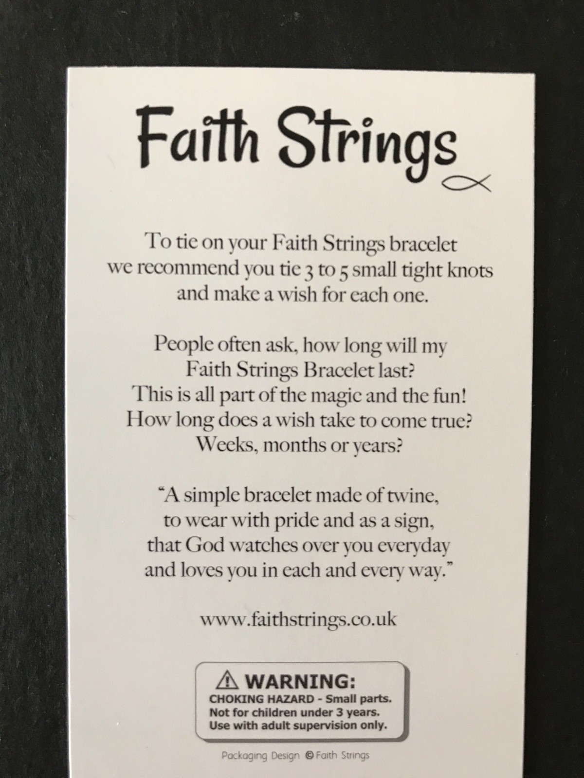 Faith Strings Wish Bracelet String Be Strong Jesus Love God Religion Gift 