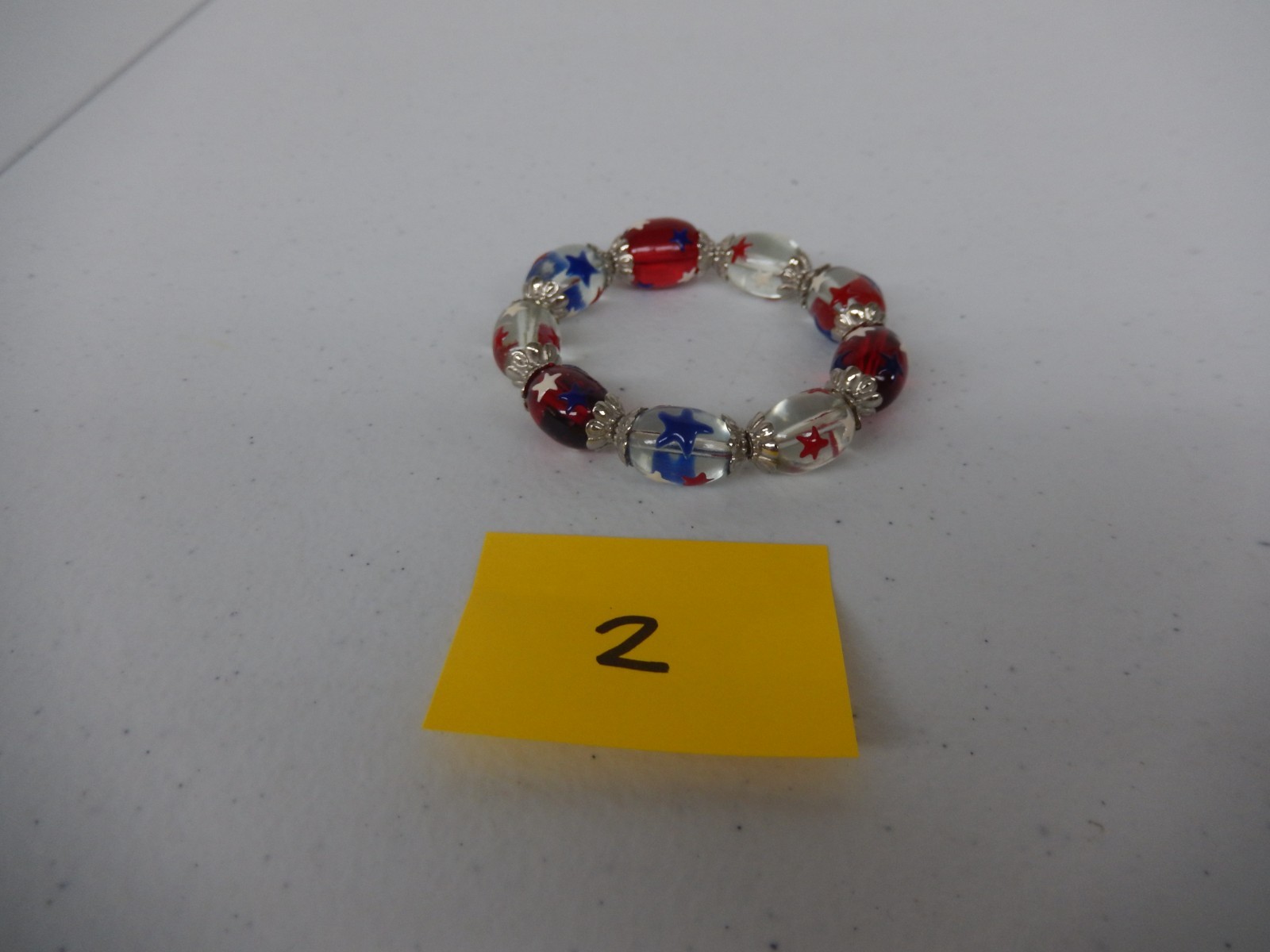 Patriotic Red White Blue Bead Bracelets – YOU PICK (See Description)