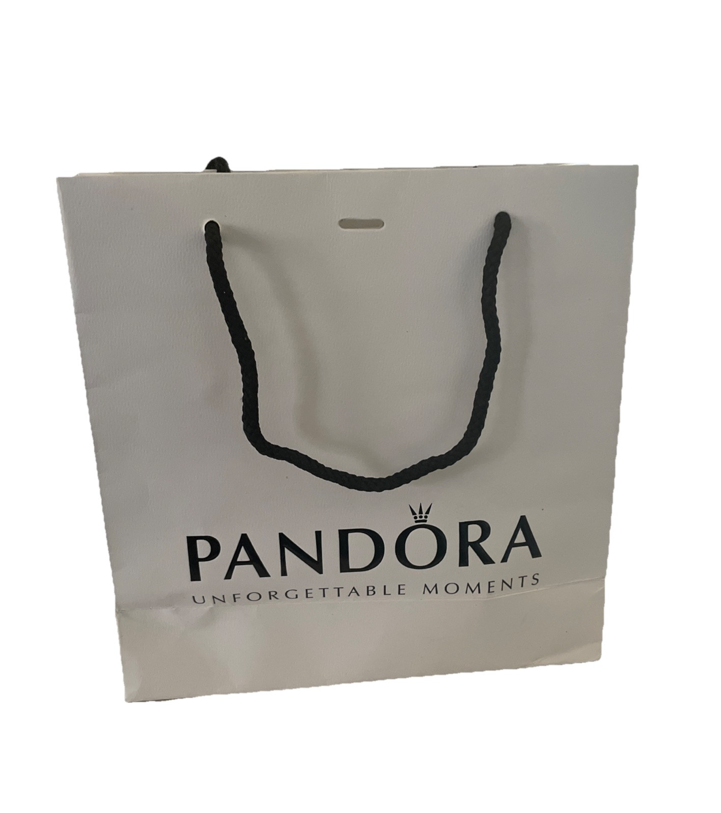 Authentic Pandora White Gift Bag 9 1/8″ x 9″ x 3.5″