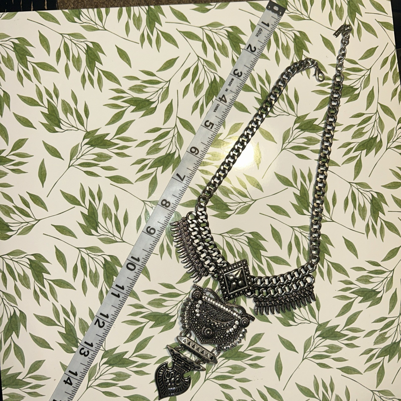 Boho Style Long Tassel Chunky Necklace