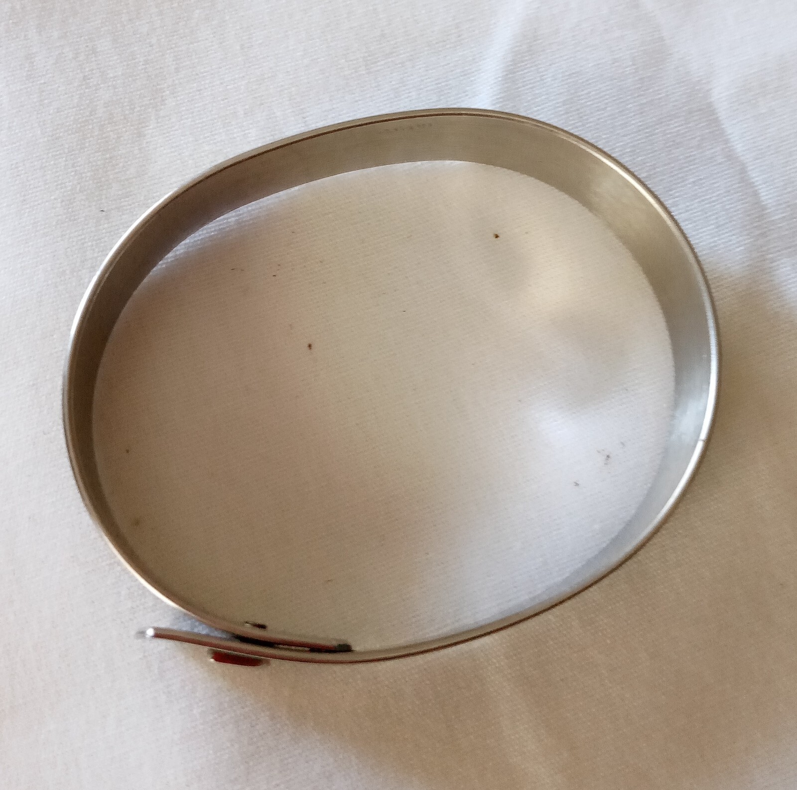Women’s Bracelet Oblong Size Small Brown/Silver 8″ Free Shipping