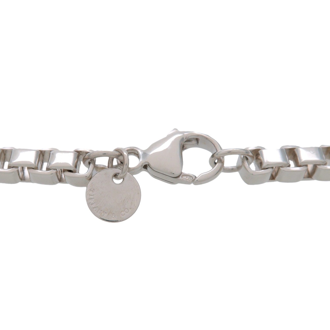 Tiffany & Co Venetian Link Necklace SV925 Silver Authentic Used F/S