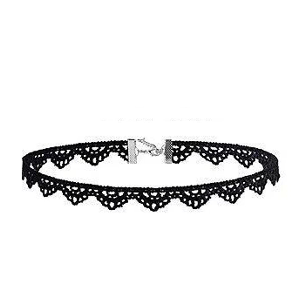 Lady Chokers Leaf Tassel Women Neck Jewelry Accessory Girl Lace Gothic Vintage S