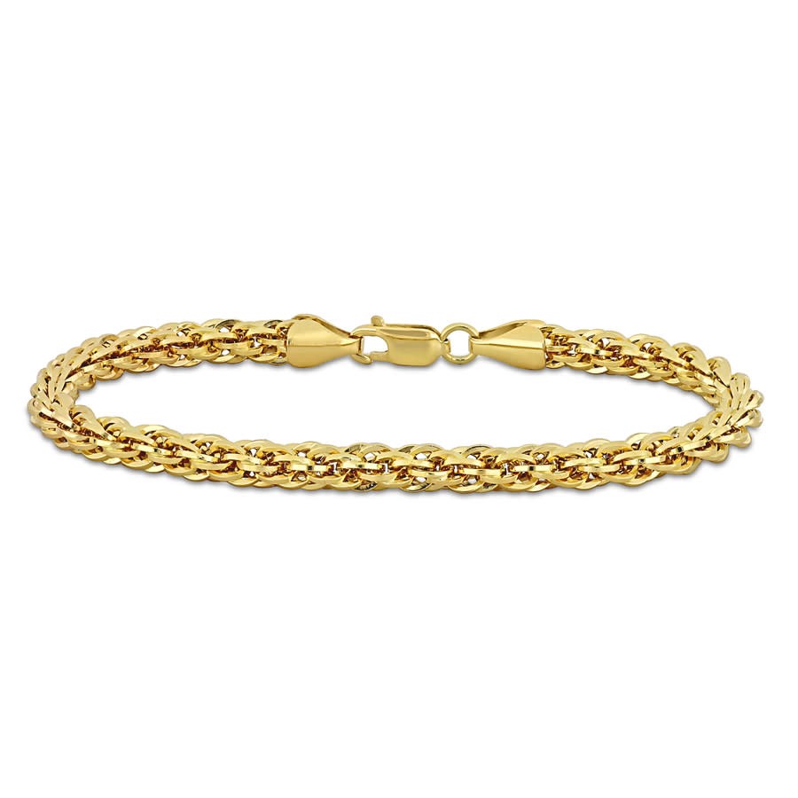 AMOUR 5mm Infinity Rope Chain Bracelet In 14K Yellow Gold, 7.5 In