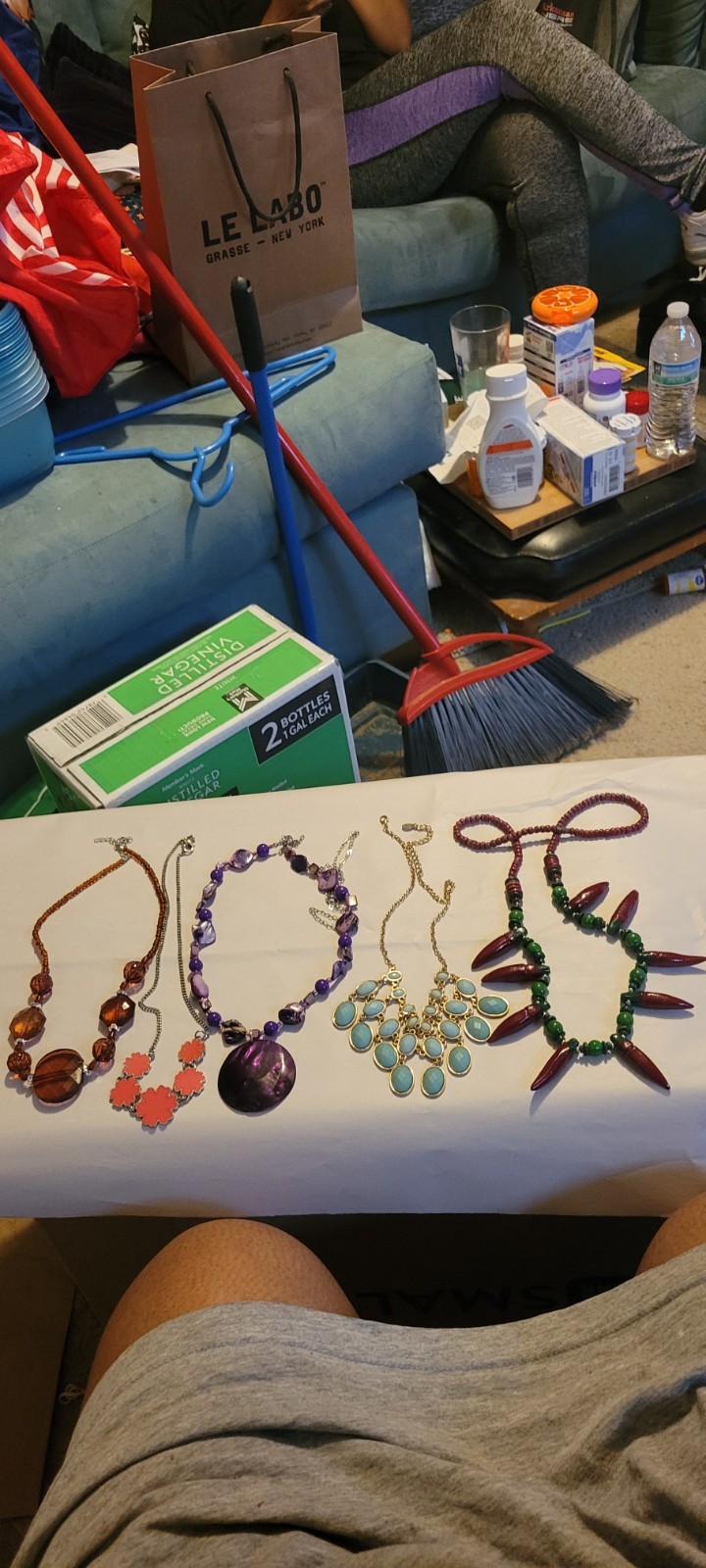 Lot of 9 Wearable Pendant Necklaces Bag No 2