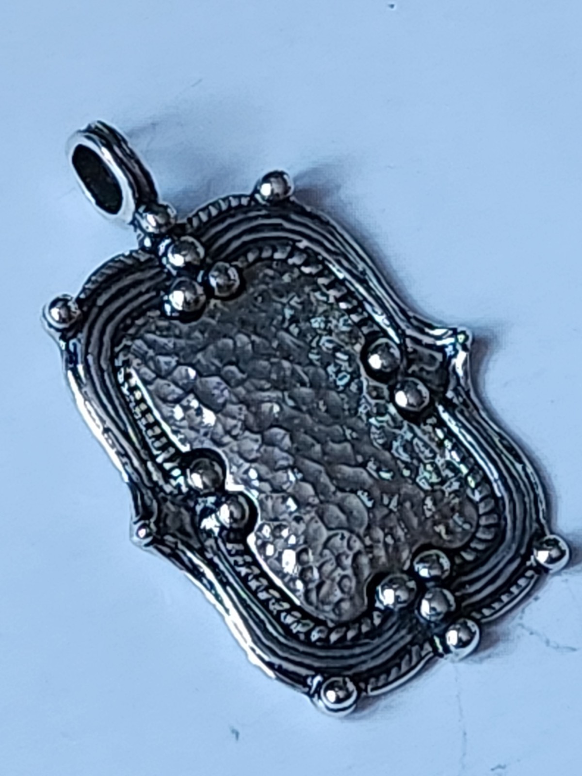 STERLING SILVER PENDANT, 11 GRAMS, MADE IN ISRAEL