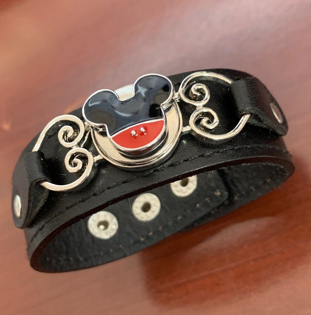 Snap Jewelry Mickey Mouse Enamel Ceramic 18-20mm Fits Ginger Charms Accessories
