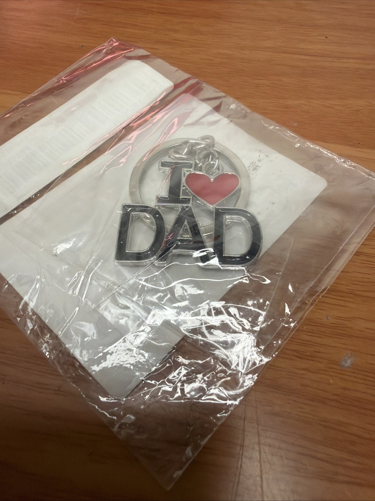 I Love Dad – Heart Keychain – Bag Pendant Charm Father’s Day Birthday Gift
