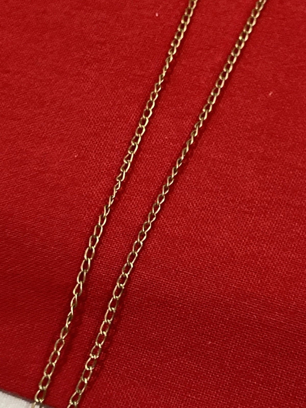 Vintage 1/20 12k G.F. Gold Filled Carved Pink Rose Flower Pendant & Necklace 18”