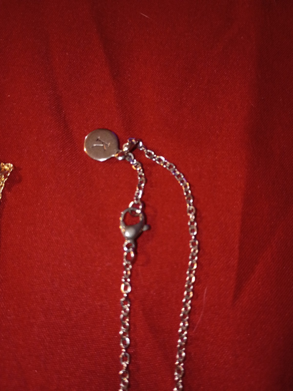 4 Piece Necklace Lot Kate Spade Stethoscope, Unwritten Cross Necklace And Two…