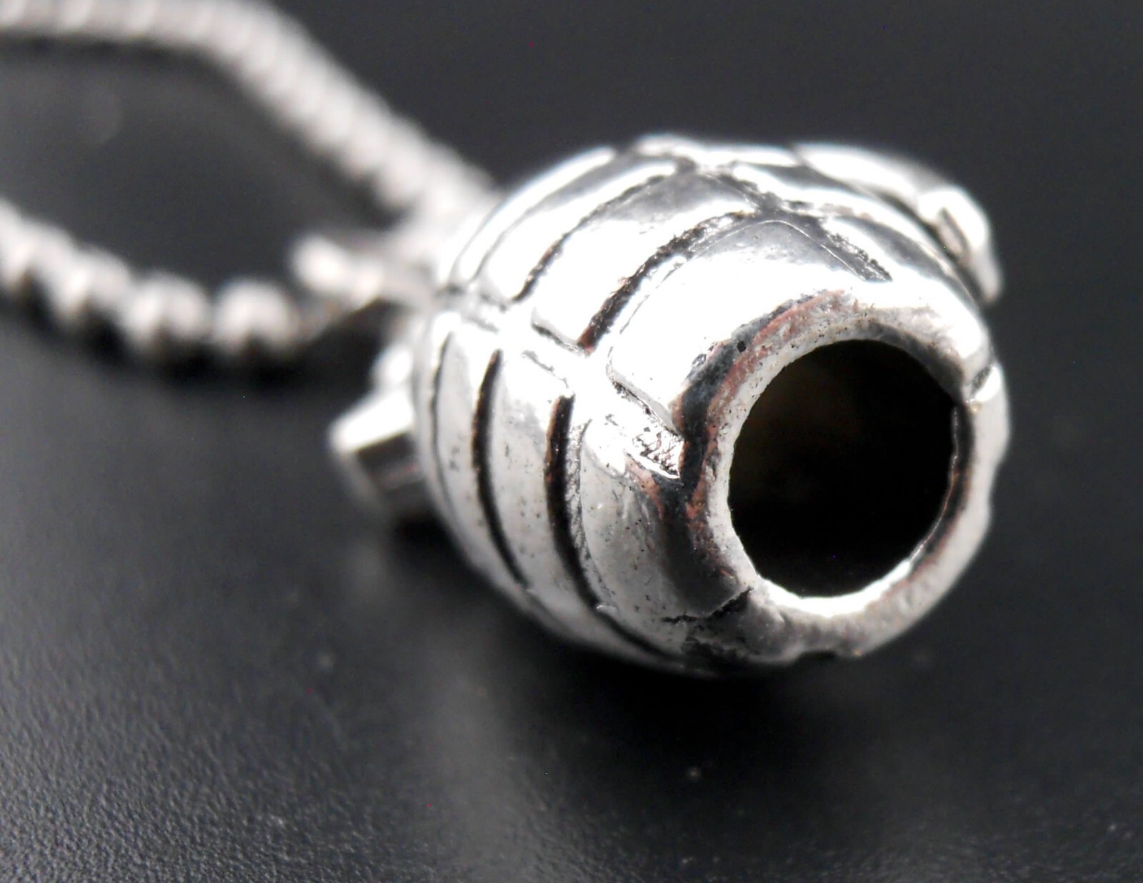 Hand Grenade Necklace Pineapple Pendant Stainless Ball Chain New MK 2 Weapon