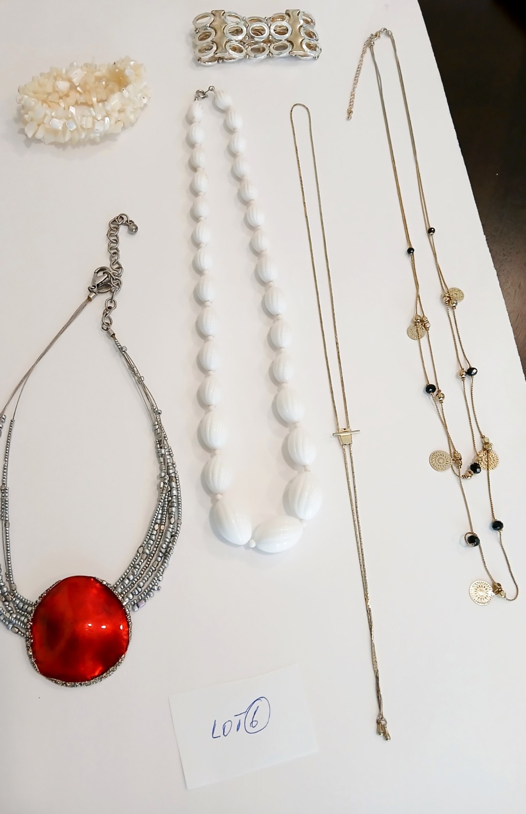 Fashion Jewelry LOT ~ Necklaces Bracelets EXCELLT 😍cdt CLEAN 7.74oz 6PIECES