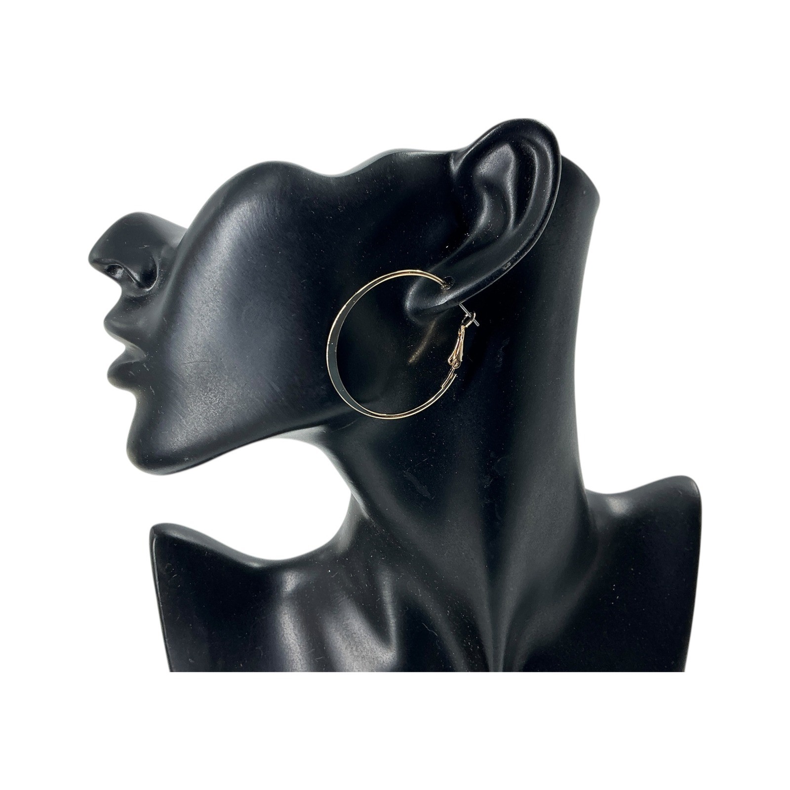 Lauren Conrad LC Gold Tone Hoop Earrings Contains Recycled Metal