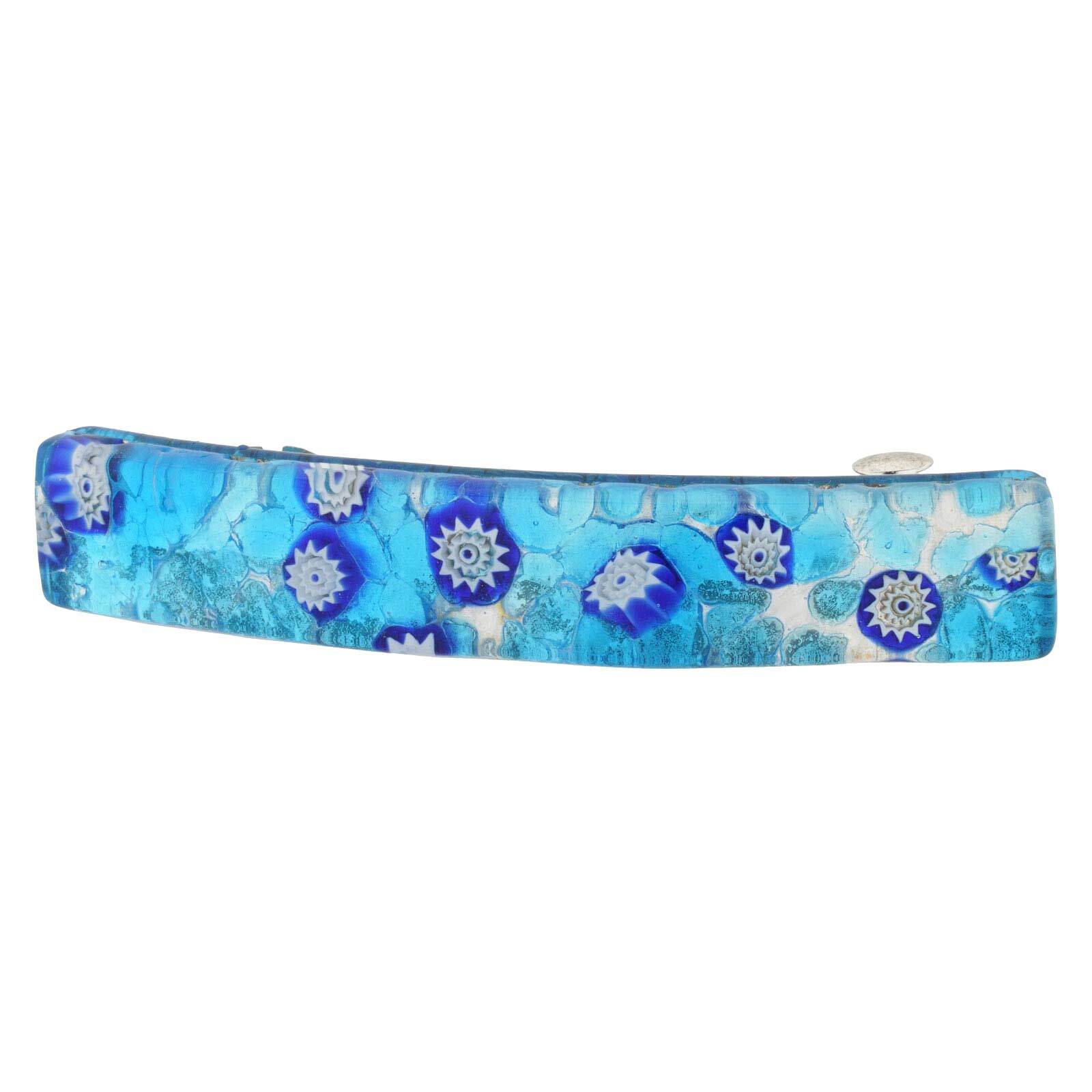 GlassOfVenice Murano Glass Venetian Reflections Hair Clip – Large