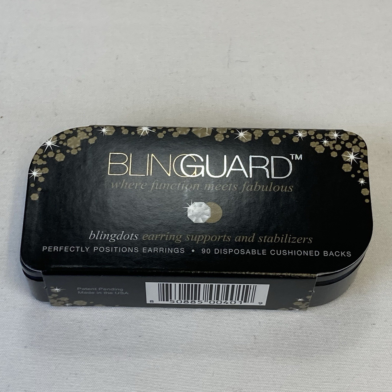 1 Pack BlingGuard Bling Dots Earring Supports & Stabilizers 45 pairs, 90 dots