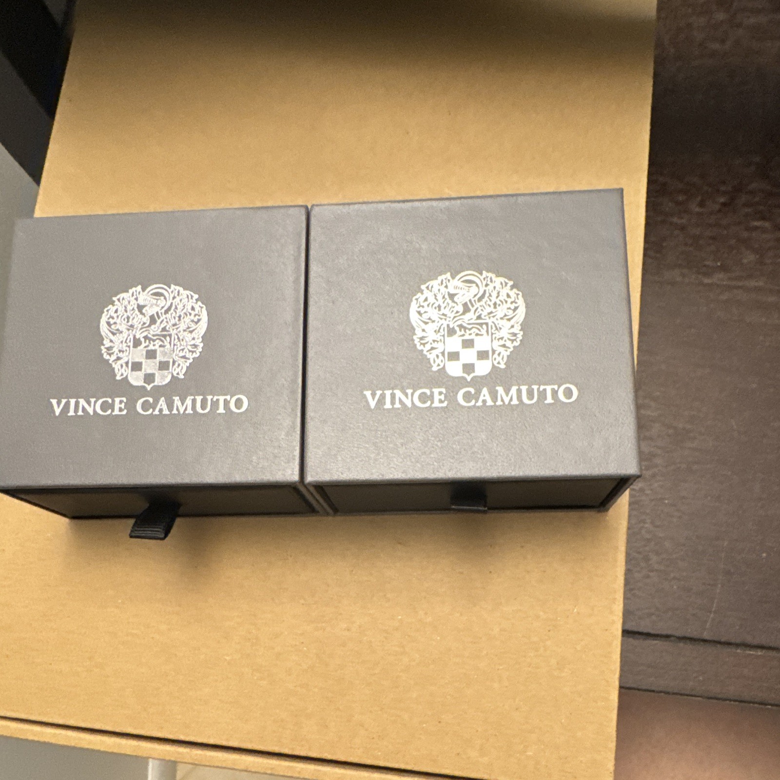 Vince Camuto Ayla Silver Tone Crystal Pendant Necklace & Earrings Jewelry Set