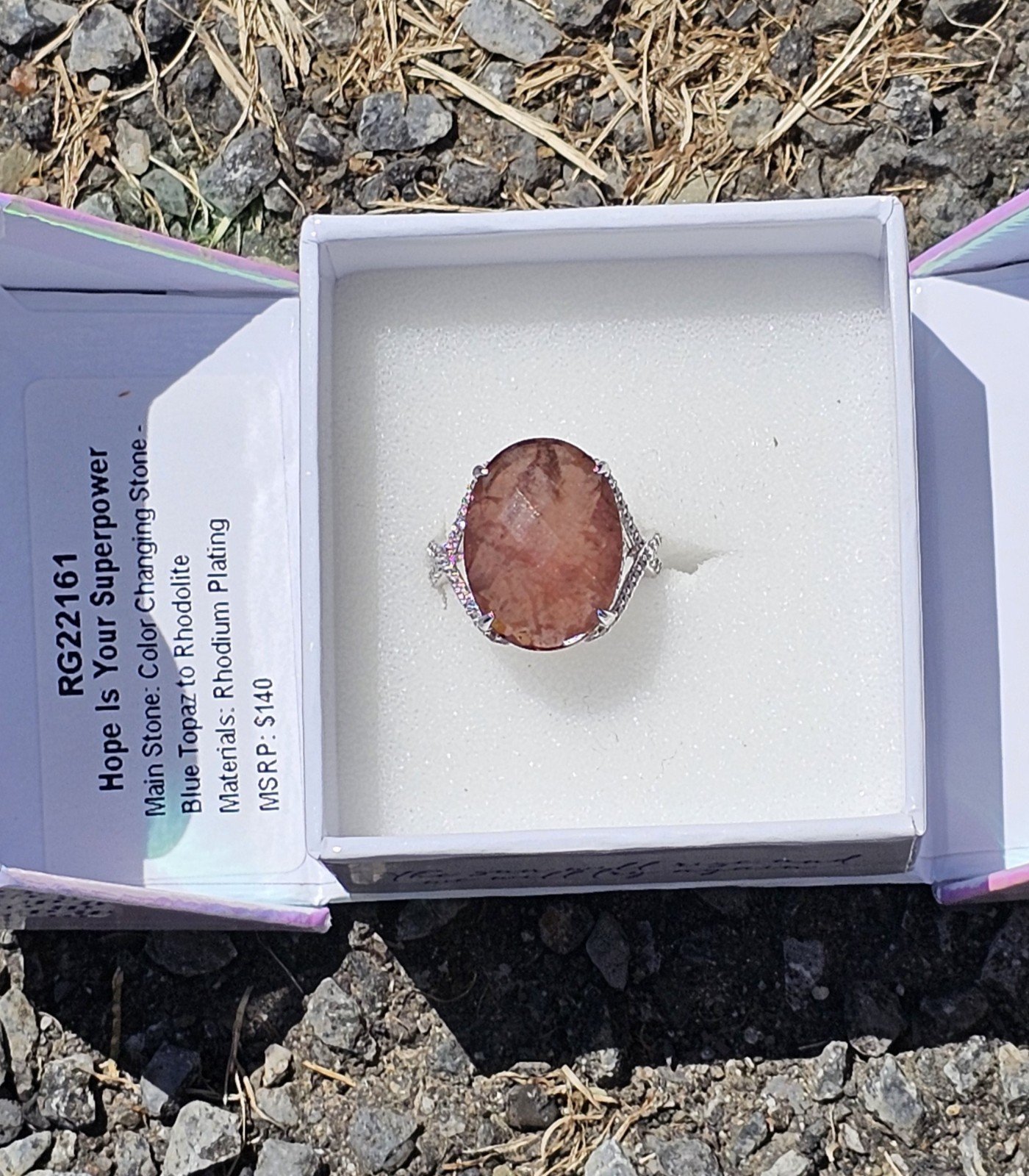 Bomb Party Mental Health Awareness Color Changing Ring Sz 9 Read Description