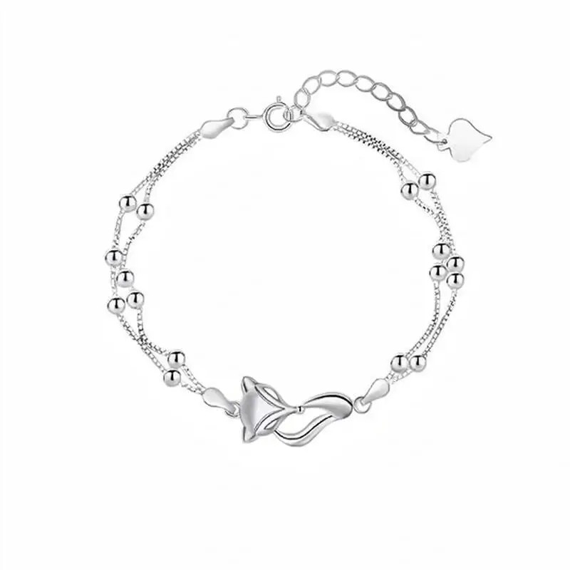 Unisex Fox Pendant Bracelet, Bracelets Jewelry Accessories for TV Series Cosplay