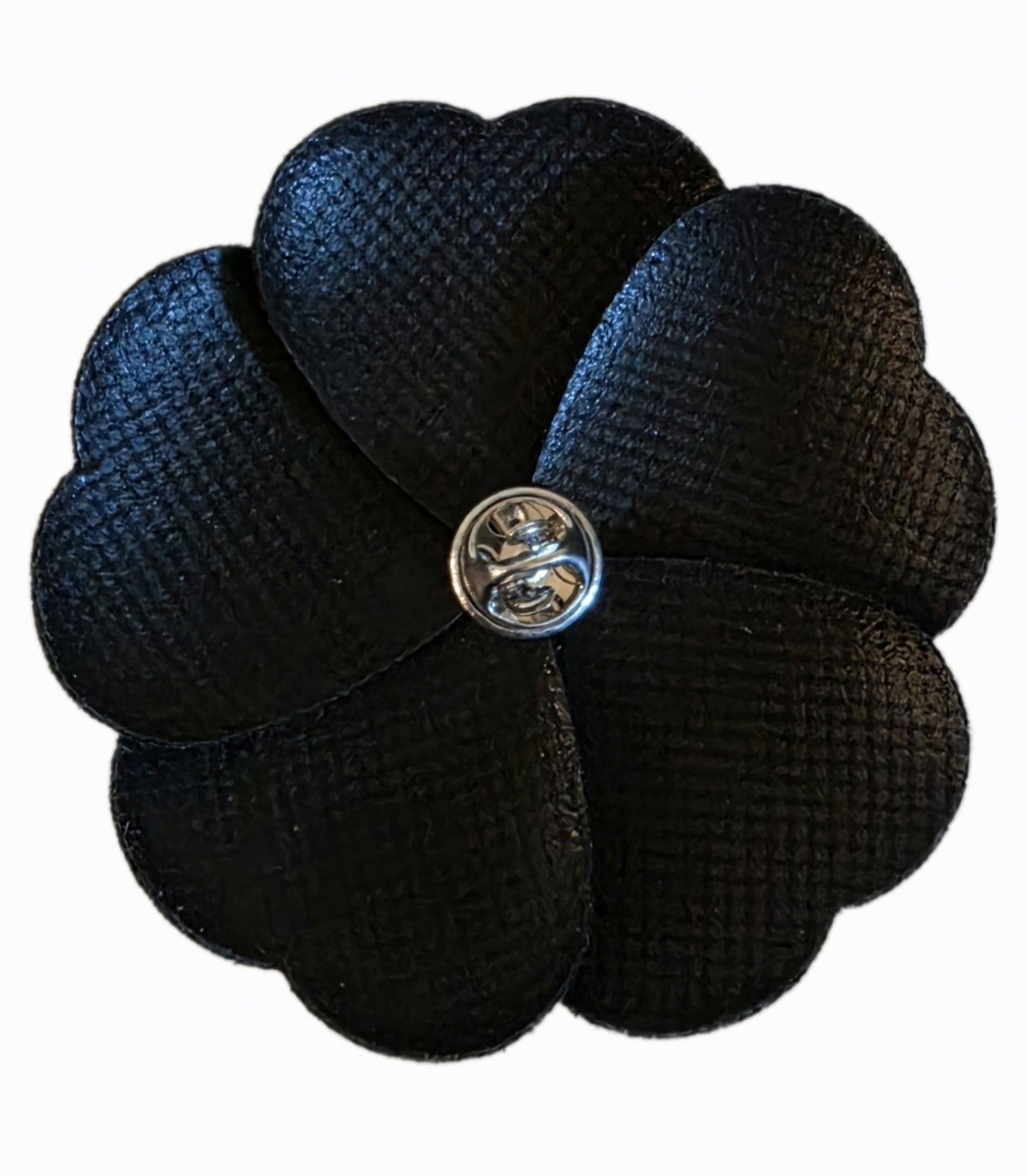 5 Authentic CHANEL Camellia Brooches/Pins Navy Blue VIP Beauty Gift