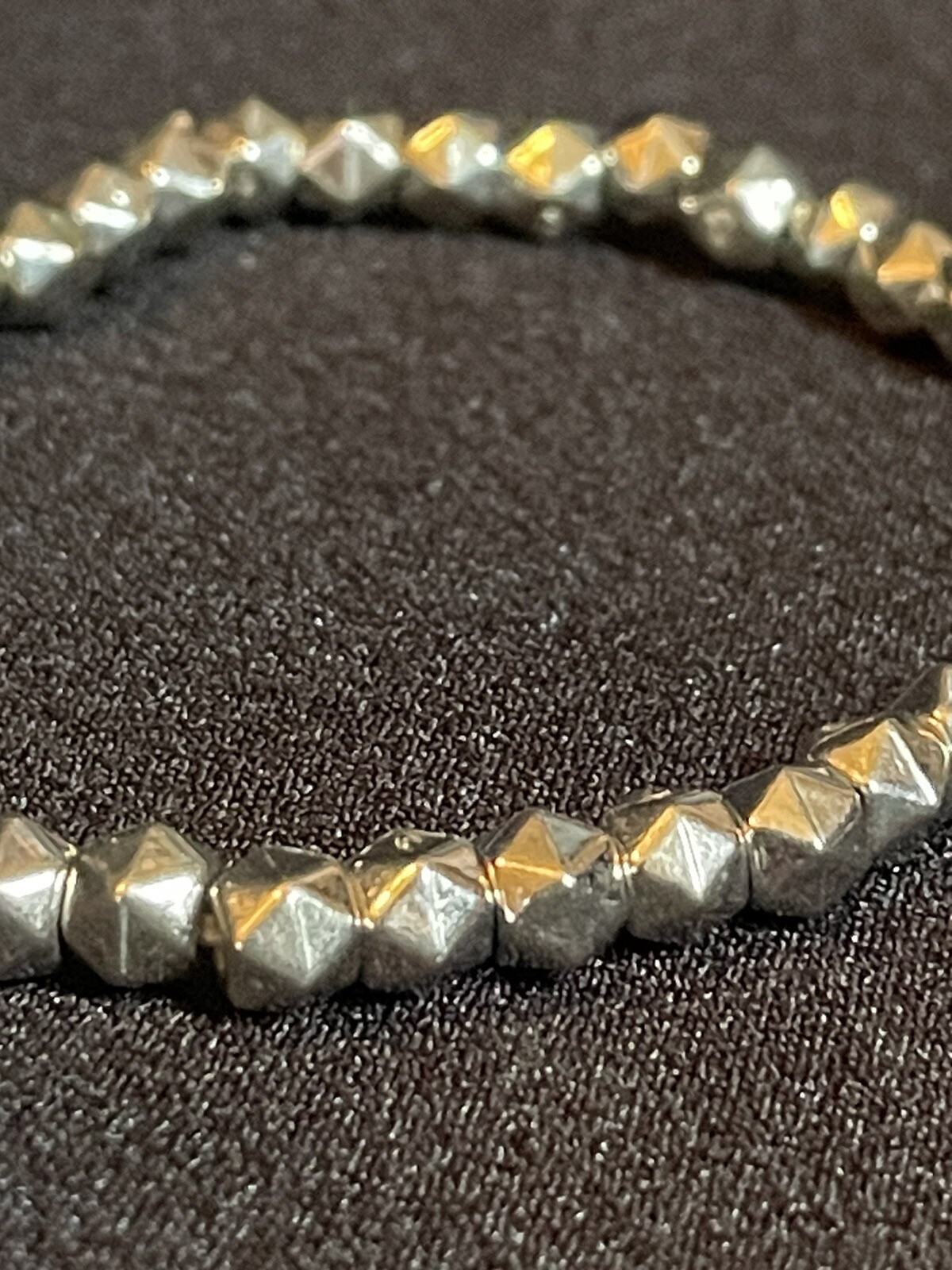 💠Set 3 Fashion Bracelets BLESSED (adjusts) Pewter & Silver-tone New FREE SHIP