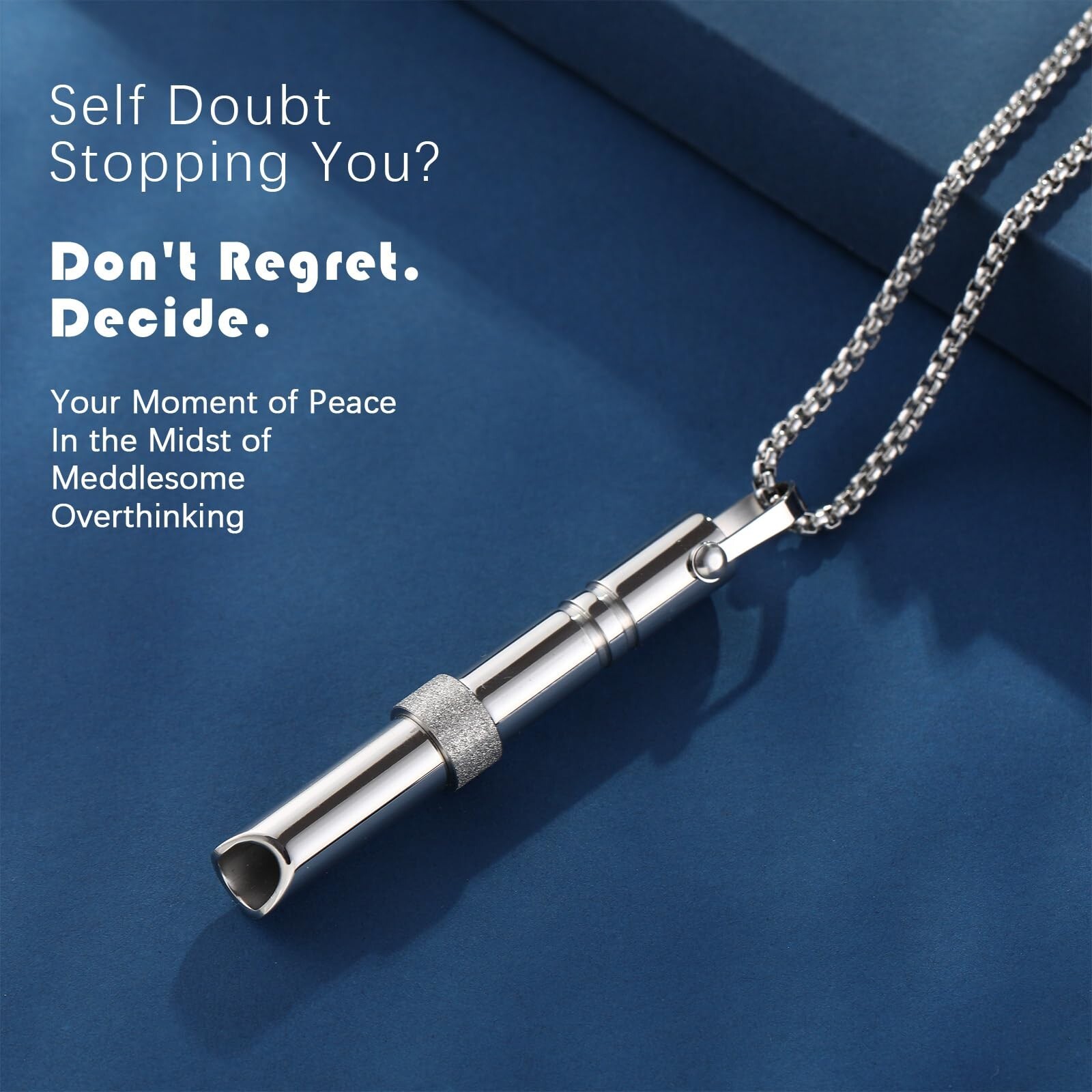 Anxiety Breathing Necklace for Meditation Mindfulness Stress Relief Tool Gifts