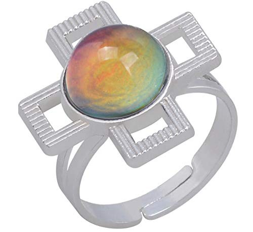 16pcs Mixed Mood rings temperature change color mood ring (Adjustable Size)