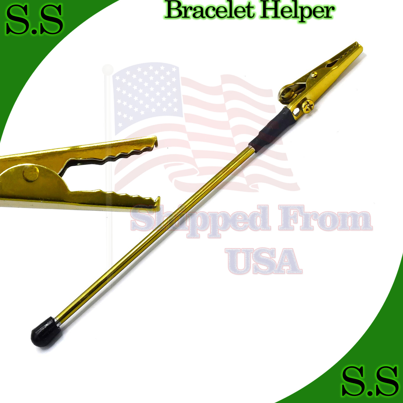Gold Bracelet Tool Jewelry Helper 6″ Bracelet Fastener Helper with Watch Clasps