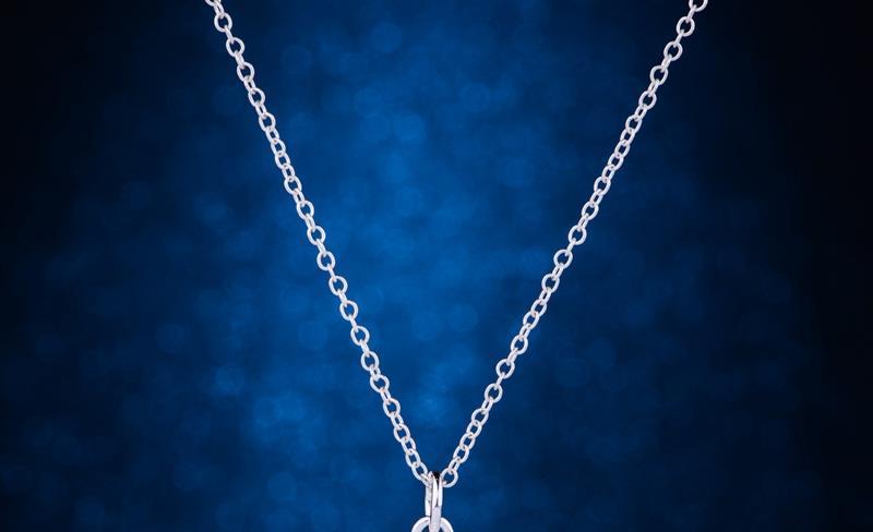 925 STERLING silver 18″ chain necklace CROSS DAINTY PRAY peace pendant FREE BOX