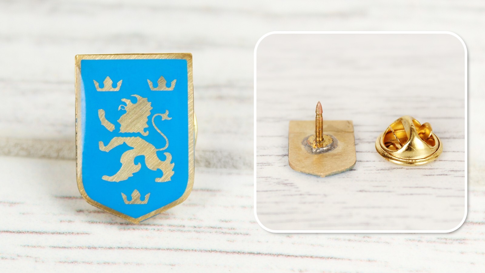 Ukrainian 14th Waffen Division SS 1st Galician Galicia Pin German Army WW2 WWII