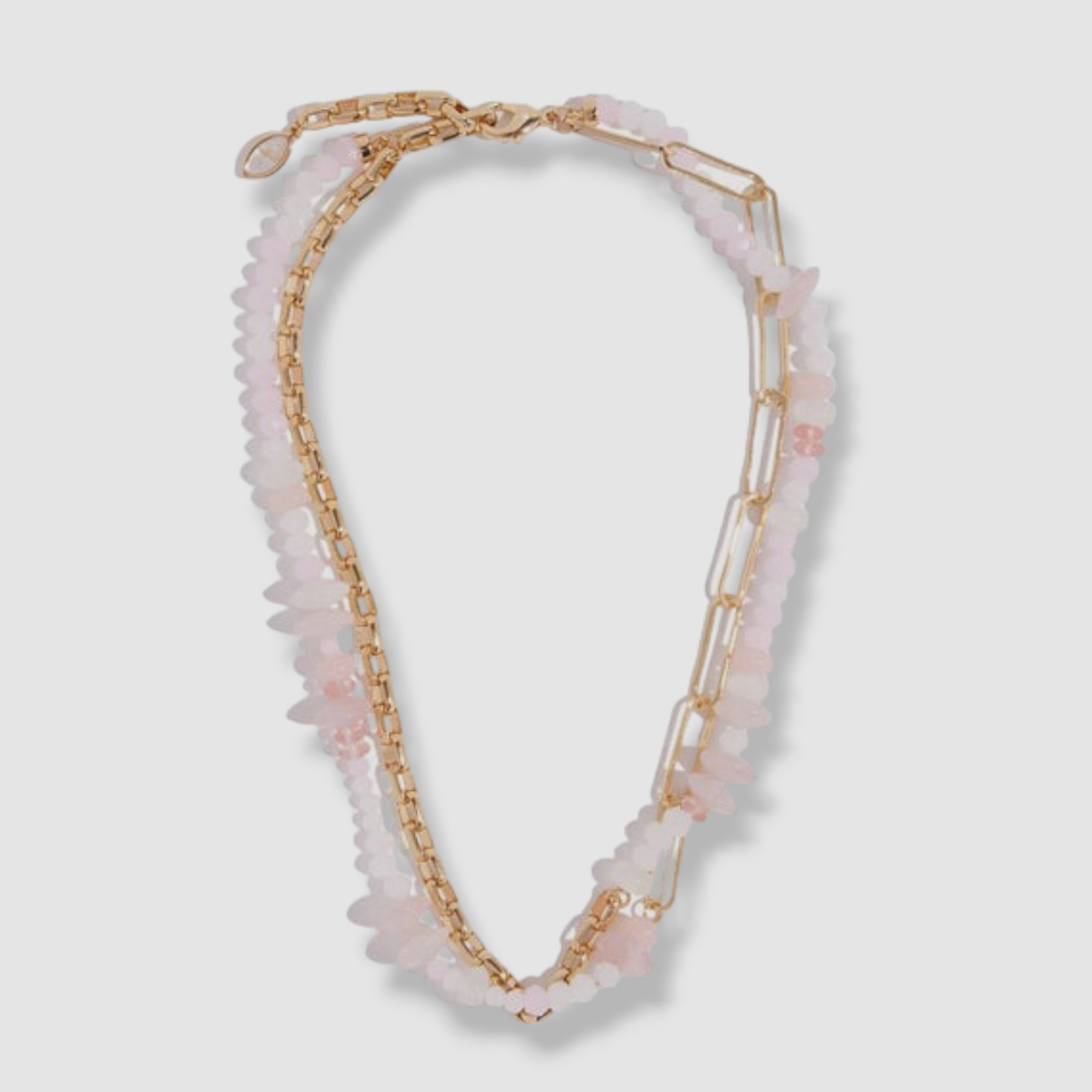 $277 Mignonne Gavigan Women’s 14k White Gold Plated Rose Beads Necklace