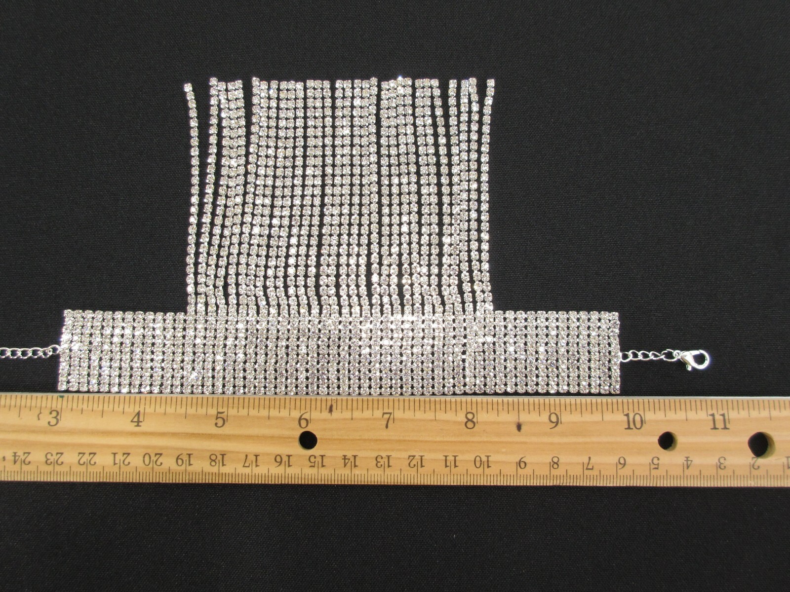 Rhinestone Fringe Anklet Sexy Crystal Ankle Bracelet for Heels Tassels Sparkly