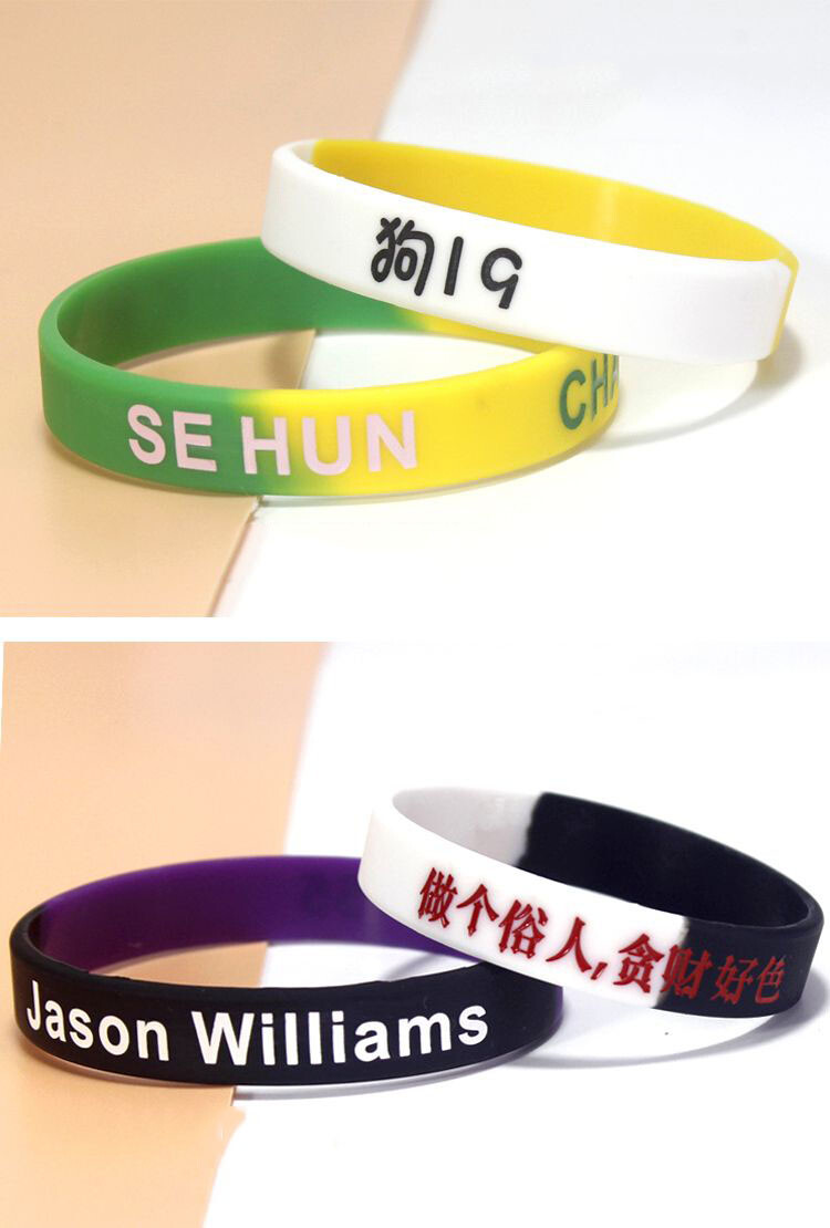 Custom Engraved Silicone Wristbands – Personalized Luxe Rubber Bracelets